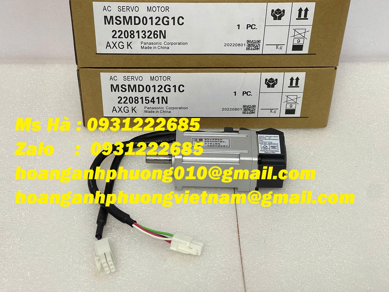 Động cơ servo giá siêu ưu đãi toàn quốc MSMD012G1C panasonic